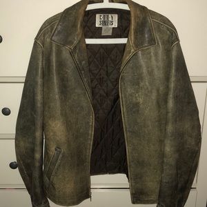 City Streets Men’s Leather Jacket